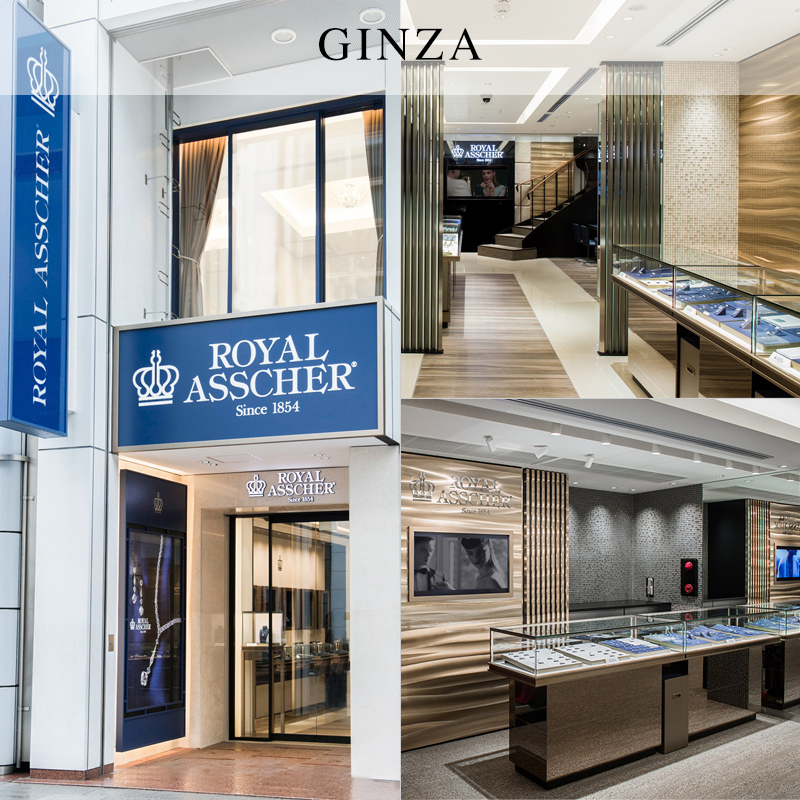 Flagship store in Ginza and Roppongi